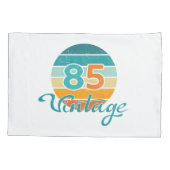 Housse D'oreillers Coucher de soleil rétro 85 Vintage en détresse (Dos)
