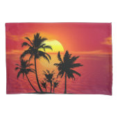 Housse D'oreillers Coucher du soleil tropical (devant-gauche)