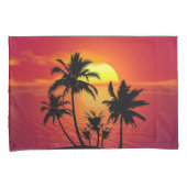 Housse D'oreillers Coucher du soleil tropical (devant-Droit)