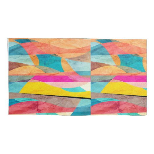 Housse D'oreillers Couleur (Dos-Droit)