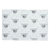 Housse D'oreillers Couleur d'aquarelle du fentes (Dos-gauche)