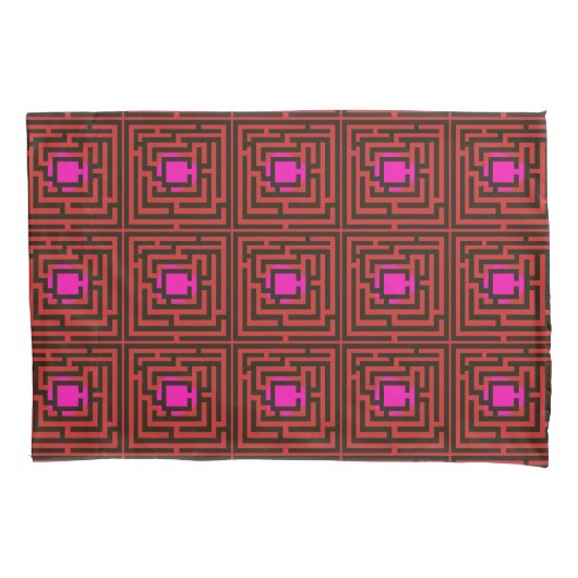 Housse D'oreillers Couleur faite sur commande horizontale et (devant)