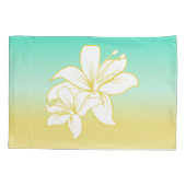 Housse D'oreillers Couleur Ombre de sable et de mer (Dos-gauche)