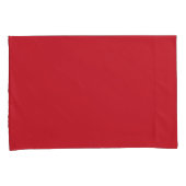 Housse D'oreillers Couleur rouge et verte (devant-Droit)