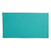 Housse D'oreillers Couleur turquoise Customiser facilement (Dos-Droit)