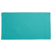 Housse D'oreillers Couleur turquoise Customiser facilement (devant-Droit)