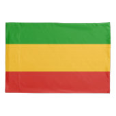 Housse D'oreillers COULEURS RASTAFARI + vos idées (Dos)