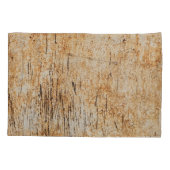 Housse D'oreillers Couleurs rustiques entrelacées dans une texture mé (Dos)