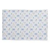 Housse D'oreillers Courses hivernales - Arbre de Noël de Snowman (Dos)