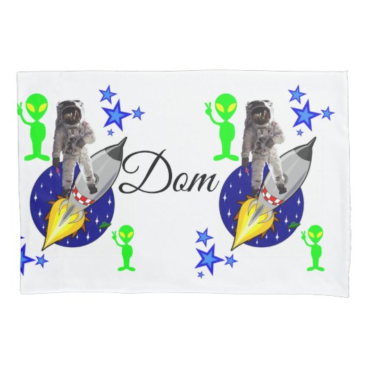 Housse D'oreillers Coussin Coque Astronaut vaisseau spatial (devant)