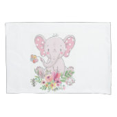 Housse D'oreillers Coussin Coque blanc rose Teddy Bear Floral (devant)