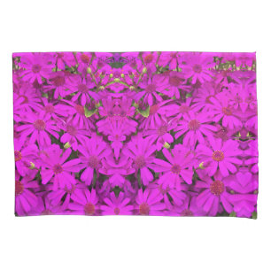 Housse D'oreillers Coussin Coque Bright Pink Daisers