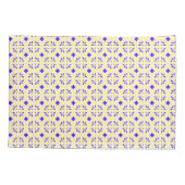 Housse D'oreillers coussin coque  de fleurs magenta (Dos)