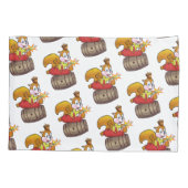 Housse D'oreillers Coussin Coque écureuil canon de maïs (Dos)