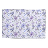 Housse D'oreillers Coussin Coque Fleurs dessinées à la main (Dos)