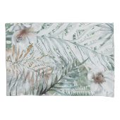 Housse D'oreillers Coussin Feuille d'aquarelle Tropical Coque (devant)