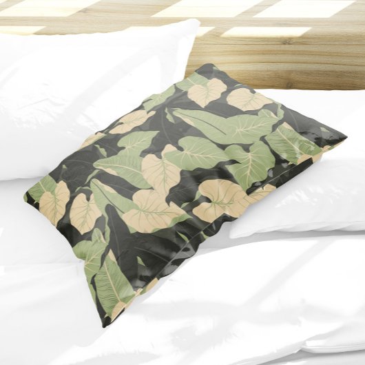 Housse D'oreillers Coussin Feuille de la Jungle tropicale Coque