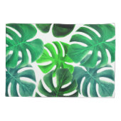 Housse D'oreillers Coussin Feuille tropical Coque (Dos)