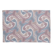 Housse D'oreillers Coussin gris bleu Tesselation Hares torse Coque 1 (devant)