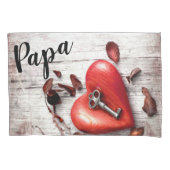 Housse D'oreillers Coussin personnalisé Coques Pays Bois Clé de mon H (devant-gauche)