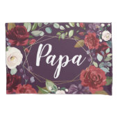 Housse D'oreillers Coussin personnalisé Coques Plum violet Rose Gold (devant-gauche)