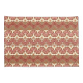 Housse D'oreillers Coussin rouge, brun, crème (Dos-Droit)