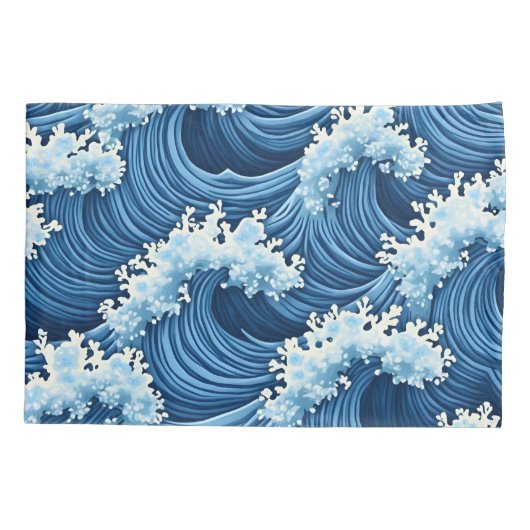 Housse D'oreillers coussin vague (Dos)