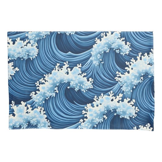 Housse D'oreillers coussin vague (devant)