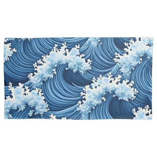 Housse D'oreillers coussin vague (devant-gauche)