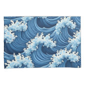 Housse D'oreillers coussin vague (devant-Droit)