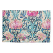 Housse D'oreillers Couvercle de couette rose fleurie Art Nouveau (Dos-gauche)