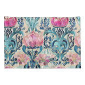 Housse D'oreillers Couvercle de couette rose fleurie Art Nouveau (Dos-Droit)