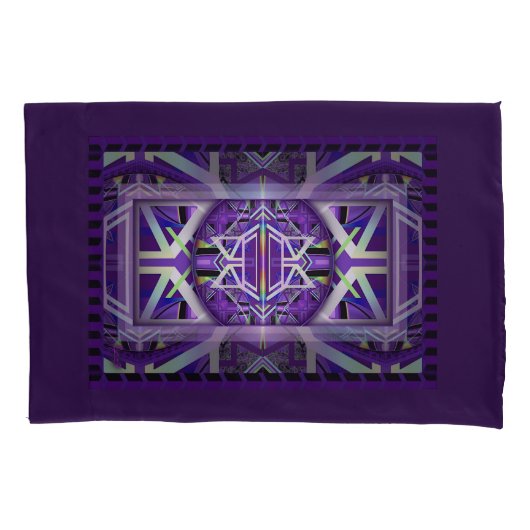 Housse D'oreillers Couvercle Duvet W3 violet (devant)