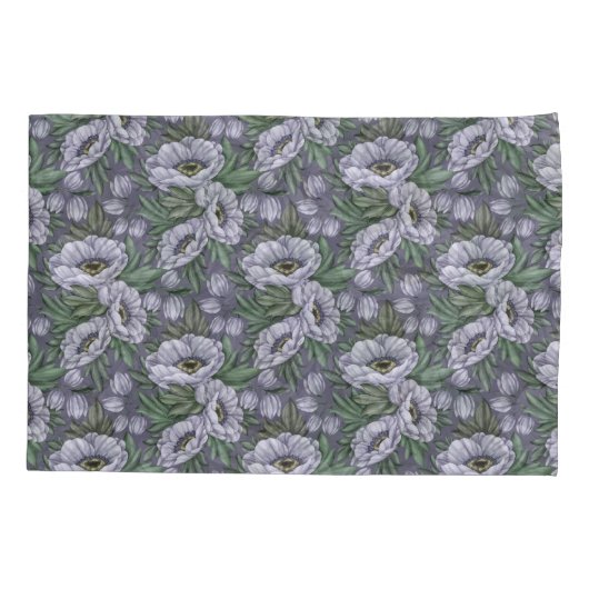Housse D'oreillers Couvertures de Coussin de fleur de lune (Dos-gauche)