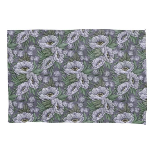 Housse D'oreillers Couvertures de Coussin de fleur de lune (devant-gauche)
