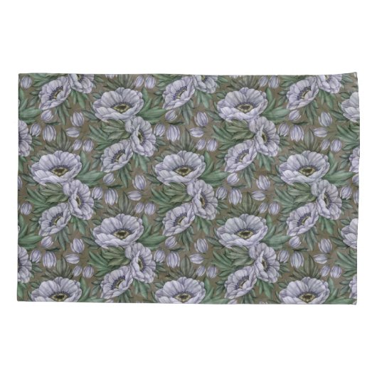 Housse D'oreillers Couvertures de Coussin de fleur de lune (Dos-gauche)