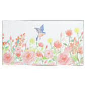 Housse D'oreillers Couvre-oreiller du jardin rose couleur réversible  (devant)