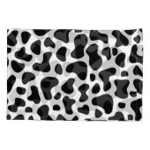 Housse D'oreillers Cow Black White patch Monogram Pillowcase (Dos-gauche)