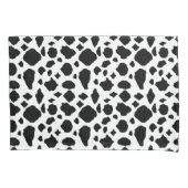 Housse D'oreillers Cow Pattern Animal Print Black White Country (devant)