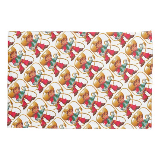 Housse D'oreillers Cowboy Retro Boy Child Cute Western (Dos)