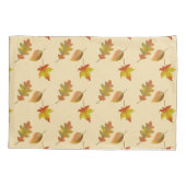 Housse D'oreillers Cozy autumn maple leaves oak leaves (Dos)