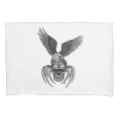 Housse D'oreillers Crâne à aigle (devant)
