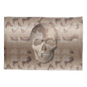 Housse D'oreillers Crâne Camouflé - Place Head Here (Dos)
