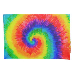 Housse D'oreillers Cravate arc-en-ciel