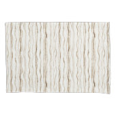 Housse D'oreillers Cream Brown Stripes (devant-gauche)