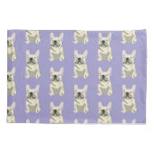 Housse D'oreillers Cream French Bulldog,  (Dos)