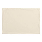 Housse D'oreillers Cream Personalized Pillowcases – Custom Name Beddi (Dos-gauche)