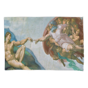 Housse D'oreillers Création d'Adam - Michel-Ange 1475 - 1564