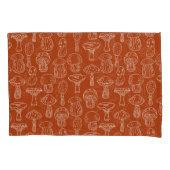 Housse D'oreillers Croquis Champignons : Arrière - plan mignon sans c (devant)