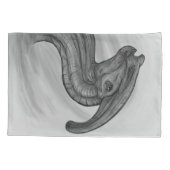 Housse D'oreillers Croquis Parasaurolophus (Dos)